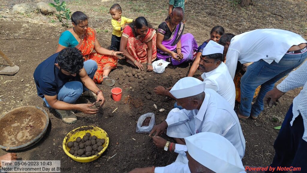 बाएफ संस्थेच्या माध्यमातून भावडी येथे जागतिक पर्यावरण दिन साजरा