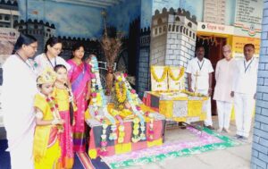 लाल बहादूर शास्त्री प्राथमिक विद्यालयात गीता जयंती उत्साहात संपन्न