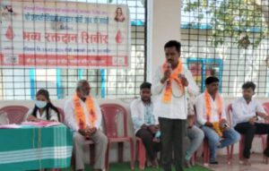 कमालनगर येथे छत्रपती शिवाजीमहाराज जयंतीनिमित्त आयोजित भव्य रक्तदान, मधुमेह व रक्तदाब तपासणी शिबीर