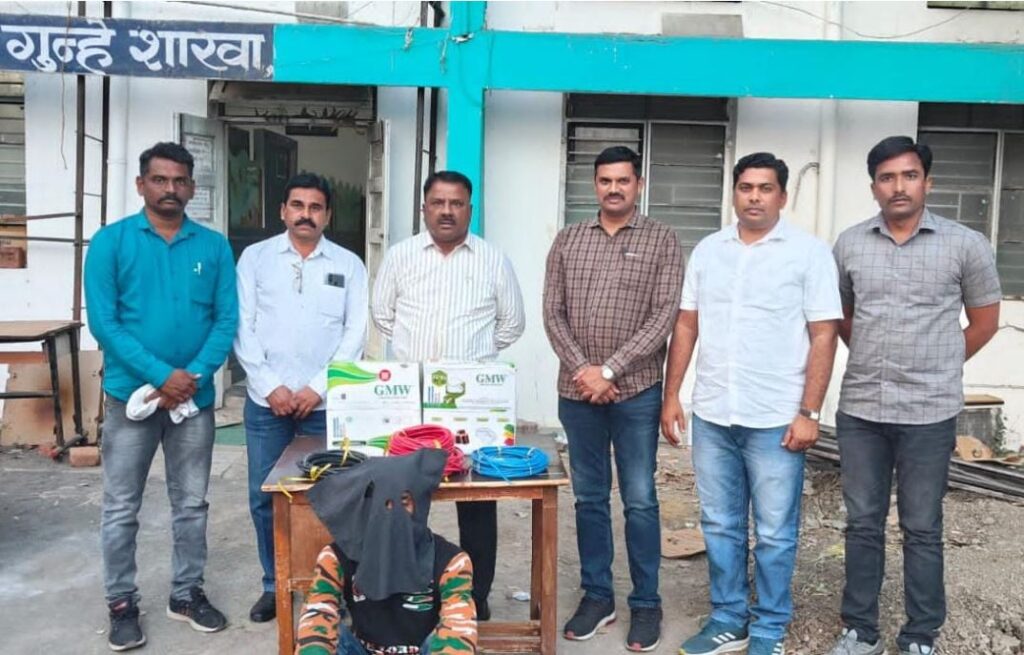 चोरीच्या गुन्ह्यातील आरोपीला बीड जिल्ह्यातून अटक, स्थानिक गुन्हे शाखेची कारवाई
