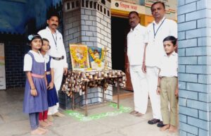 लालबहादुर शास्त्री प्राथमिक शाळेत शहीद दिन साजरा