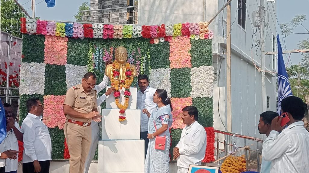 वलांडी येथे डॉ. बाबासाहेब आंबेडकर यांची १३३वी जयंती साजरी