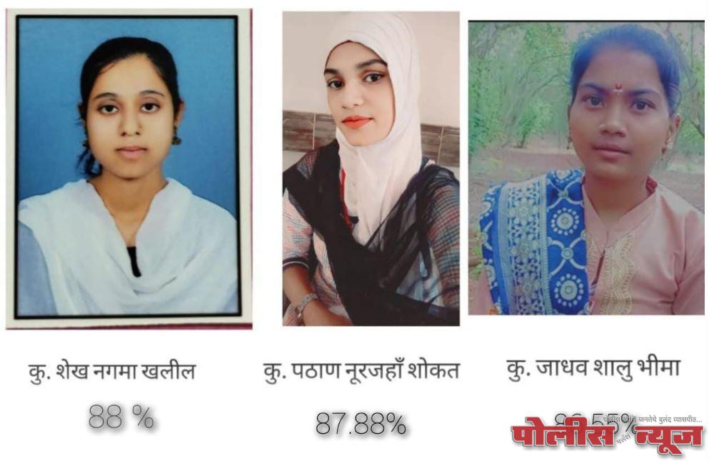 महात्मा फुले महाविद्यालयाच्या मुलींनीच घेतली विद्यापीठीय परीक्षेत उत्तुंग भरारी