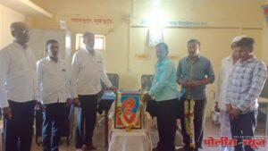 किनी यल्लादेवी येथे शाहू महाराजांना अभिवादन