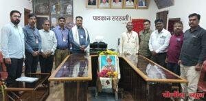 महात्मा फुले महाविद्यालयात राजर्षी शाहू महाराज यांची जयंती साजरी