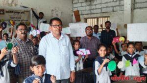 राष्ट्रीय धोरण कार्यक्रमाला उपशिक्षणाधिकारी हाश्मी यांची भेट