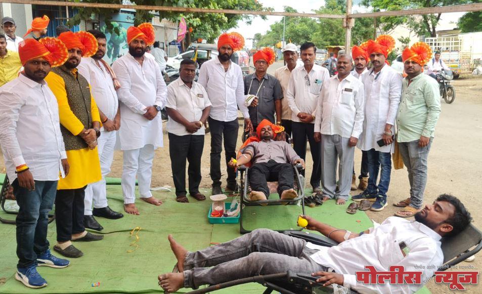 साहित्य रत्न, लोकशाहीर अण्णाभाऊ साठे यांच्या 104वी जयंतीनिमित्त रक्तदान