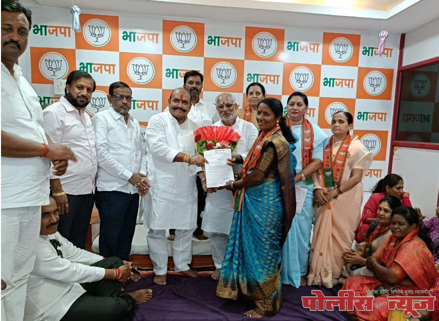 भारतीय जनता पार्टी महिला मोर्चा उदगीर विधानसभा प्रमुखपदी सौ.शिवकर्णा अंधारे