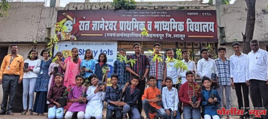 संत ज्ञानेश्वर विद्यालयात विद्यार्थी संसदेची निवड
