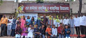 संत ज्ञानेश्वर विद्यालयात विद्यार्थी संसदेची निवड