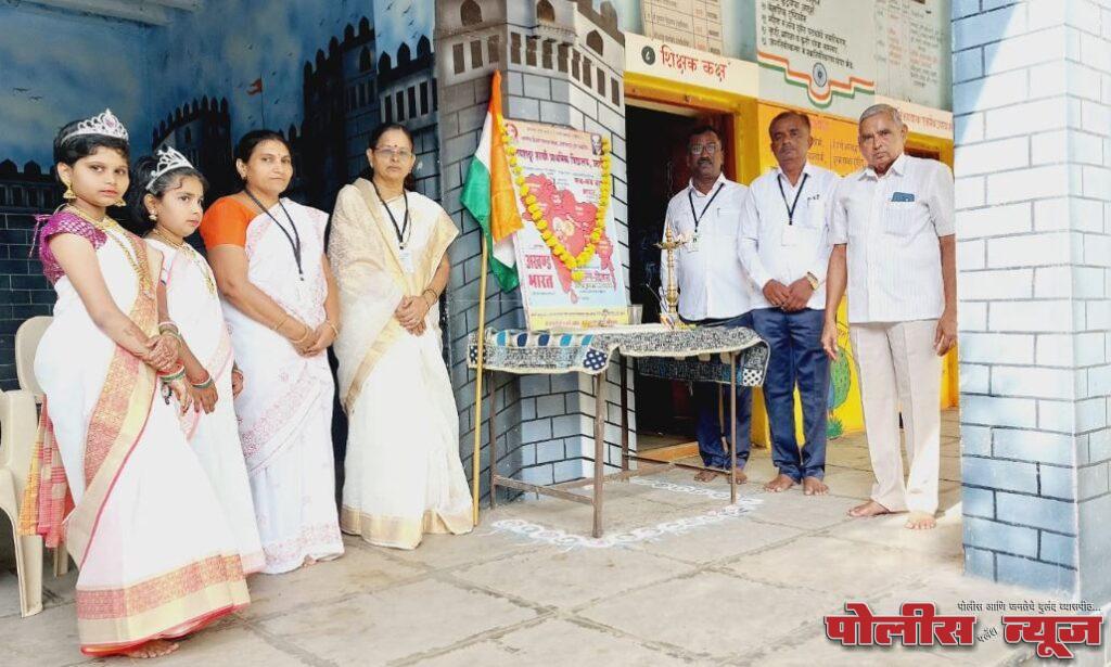 लालबहादुर शास्त्री प्राथमिक शाळेत अखंड भारत संकल्प दिवस साजरा
