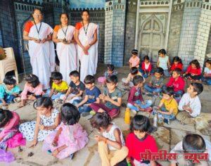 शास्त्री शाळेत पर्यावरणपूरक गणेशमूर्ती कार्यशाळा संपन्न.