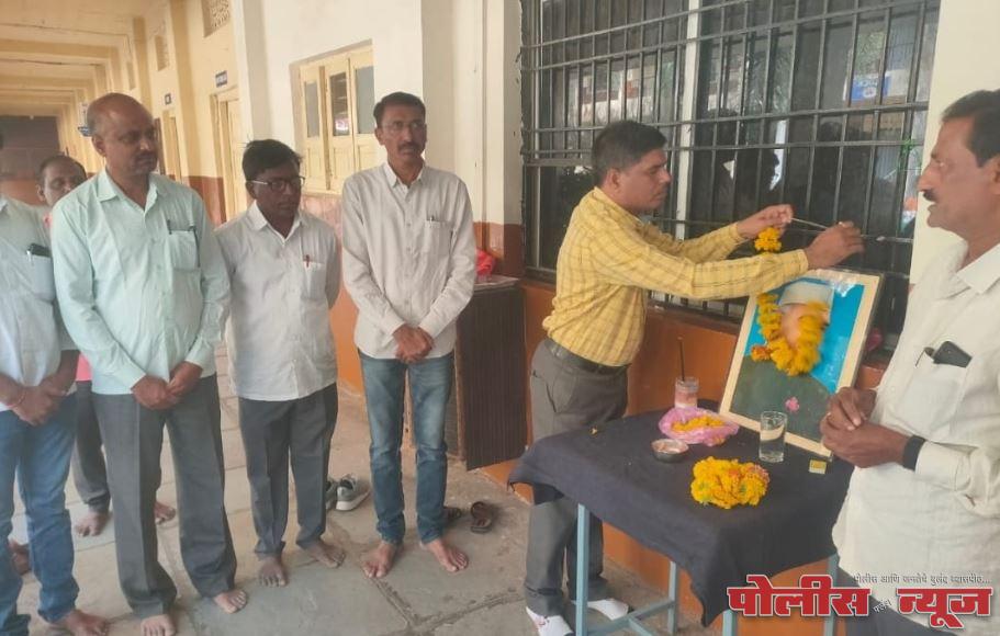 शिवाजी महाविद्यालयात पंडित जवाहरलाल नेहरू यांची जयंती साजरी
