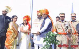 शासनाचा क्रीडा व युवक सेवा संचालयनाचा “जिल्हा युवा पुरस्कार कुणाल बागबंदे यांना प्रदान”