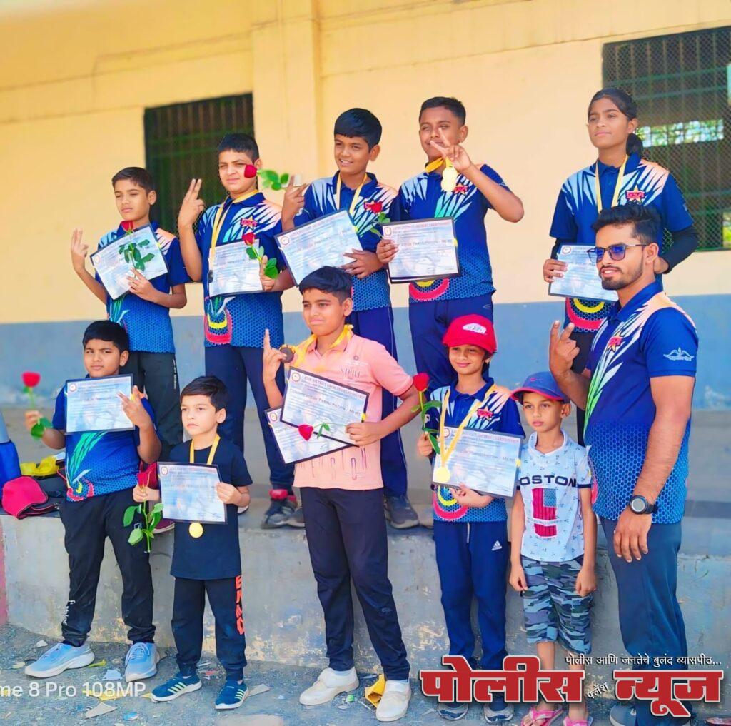 जिल्हास्तरीय धनुर्विद्या स्पर्धेत गुरुकुल स्पोर्ट्स अकॅडमीच्या खेळाडूंचे घवघवीत यश
