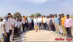 दावणगावात छत्रपती शिवाजी महाराज जयंती निमित्त आमदार चषक क्रिकेट सामन्याचे आयोजन