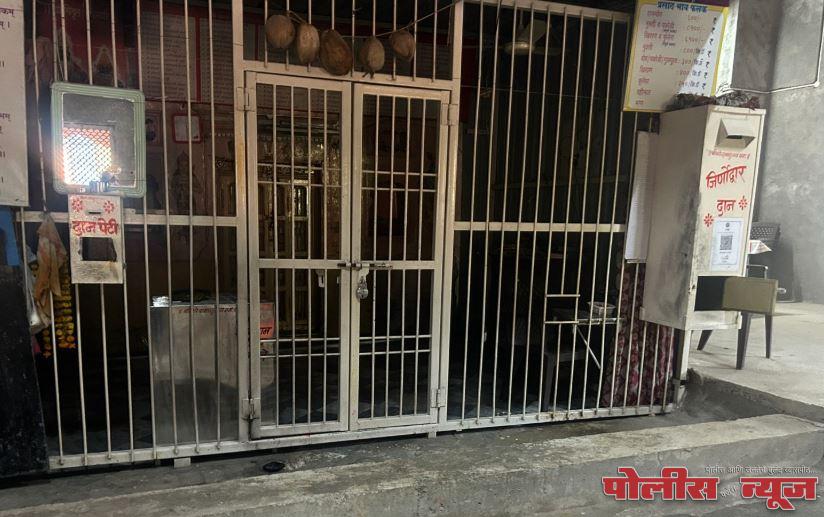 अहमदपूर येथील बालाजी मंदिरातील दान पेटीतीलअंदाजे 35000 रुपये चोरट्यांनी केली लंपास