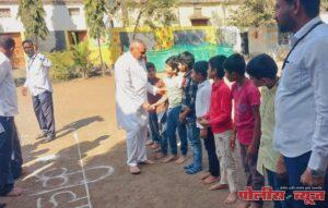 लालबहादुर शास्त्री प्राथमिक शाळेत शालेय स्तरावरील क्रीडा स्पर्धांचे उद्घाटन