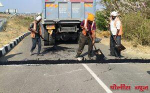 अखेर नॅशनल हायवे अहमदपूर-शिरूर ताजबंद आणि चाकूर येथे अपघात विरोधी यंत्रणा कार्यान्वित