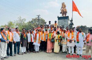 दिल्ली विधानसभा निवडणुकीत भाजपचा विजय : उदगीरात जल्लोष