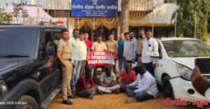 जिल्ह्यात भारी ठरत आहेत पो.नि. पुजारी !! गाजतेय त्यांच्या डी.बी.ची कामगिरी लयभारी !!