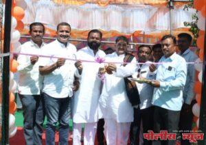 चैतन्य धारा क्रिकेट टर्फ चा ह.भ. प. गुरुवर्य चैतन्य महाराज देगलूरकर यांच्या हस्ते शुभारंभ