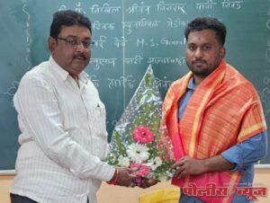 उदयगिरी अकॅडमीच्या वतीने सत्कार.