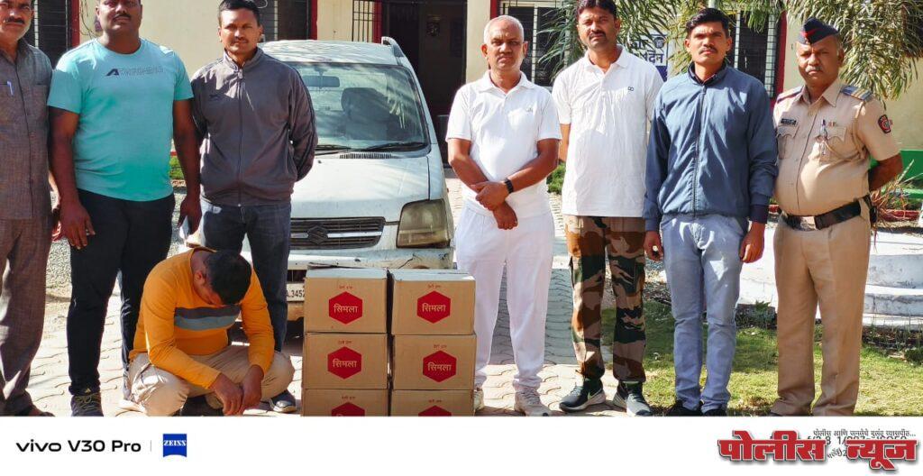 हातभट्टी दारू तयार करणाऱ्या अड्ड्यावर,देशी-विदेशी दारूची अवैध विक्री करणाऱ्यावर छापेमारी. 05 लाख 21 हजार रुपयांचा मुद्देमाल जप्त.