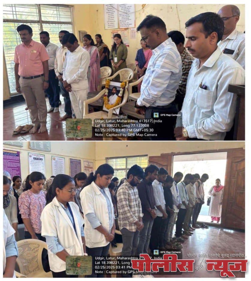 धन्वंतरी मध्ये दिवंगत डॉ.गुरुराज वरनाळे यांना श्रद्धांजली अर्पण