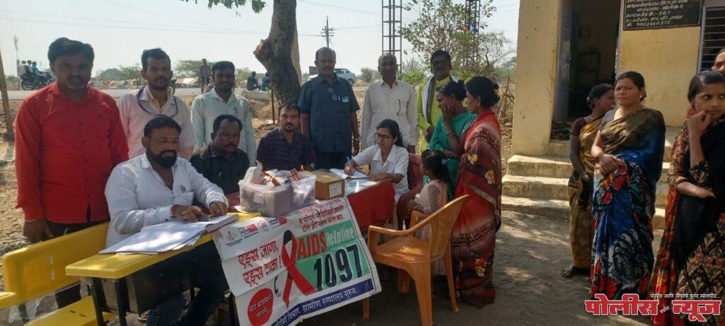 आनंदनगर मुरुम येथे रोटरी क्लब तर्फे सर्वरोग आरोग्य शिबिर संपन्न