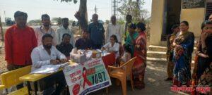 आनंदनगर मुरुम येथे रोटरी क्लब तर्फे सर्वरोग आरोग्य शिबिर संपन्न