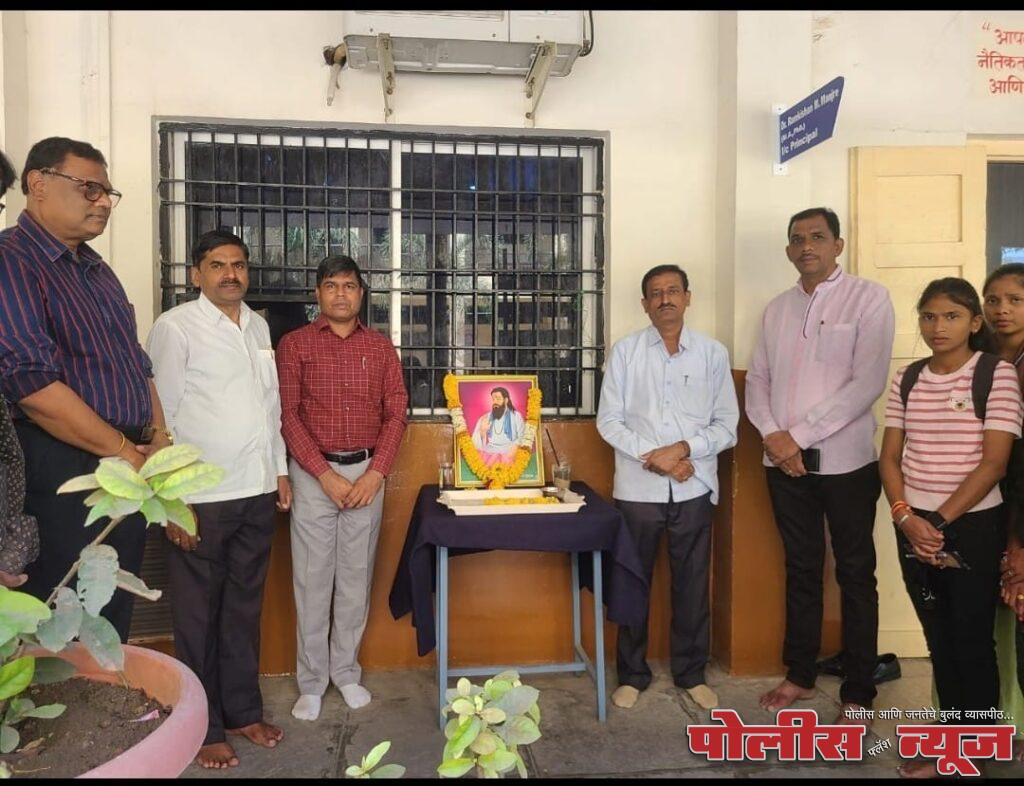 छत्रपती शिवाजी राजे महाविद्यालयात संत रविदास महाराज जयंती साजरी