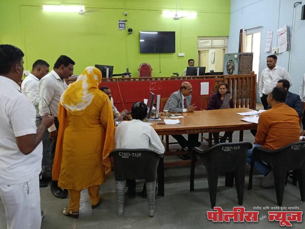 लोक न्यायालयात एकुण 140 प्रकरणे तडजोडीने निकाली ; 1कोटी 19लाख 41 हजार 910 रुपये वसुल