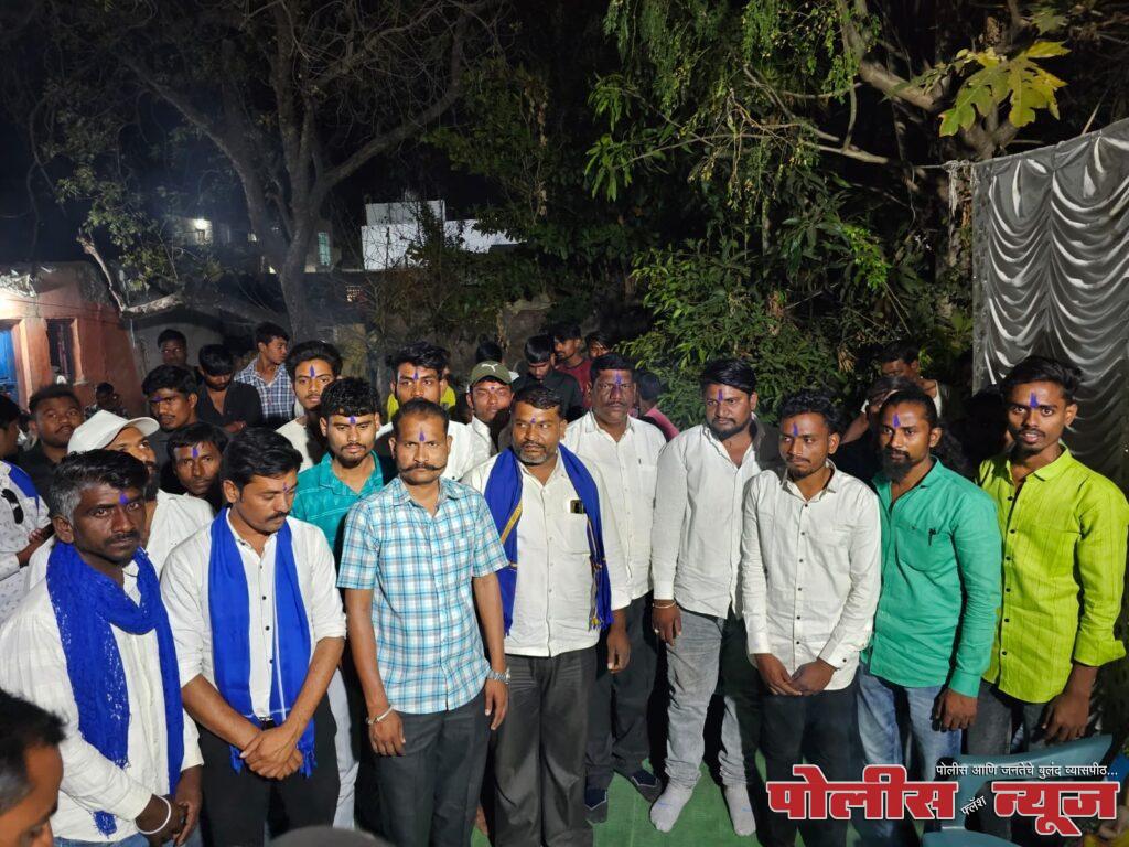 हसाळा गावात भिम आर्मी शाखेचा अनावरण सोहळा उत्साहात संपन्न.