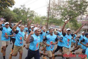 सायबर सुरक्षेसाठी सजगतेचा संकल्प;‘लातूर पोलीस मॅरेथॉन २.०’मध्ये उत्स्फूर्त सहभाग