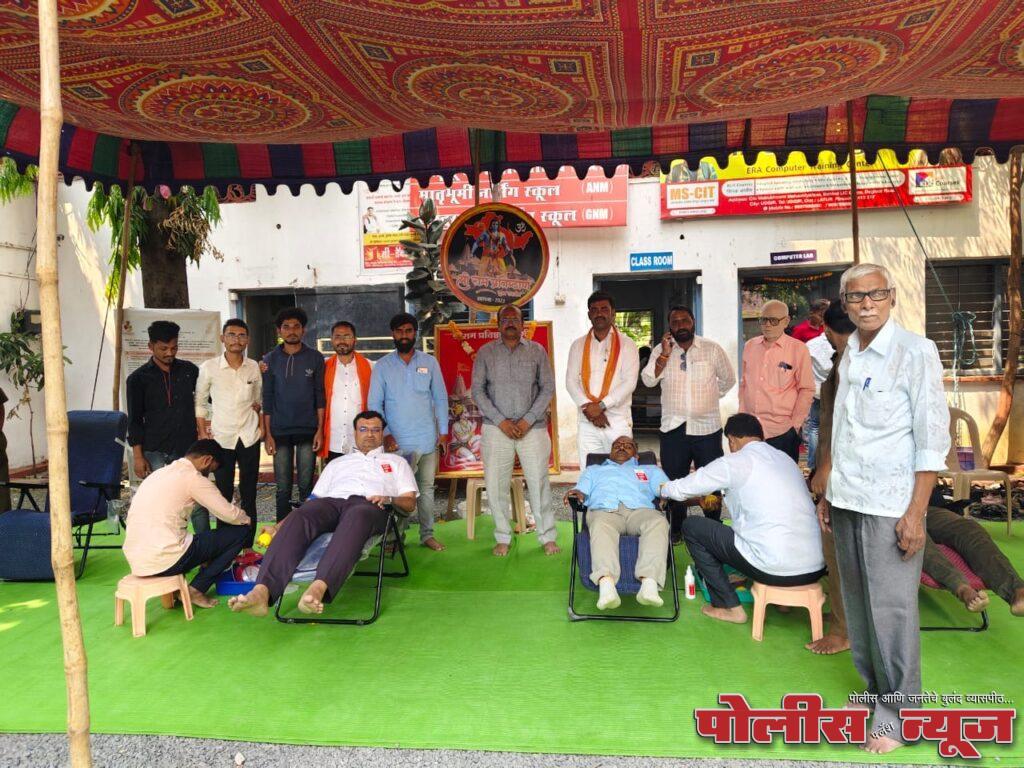 रामनवमी निमित्त उदगीरमध्ये भव्य रक्तदान शिबिर संपन्न