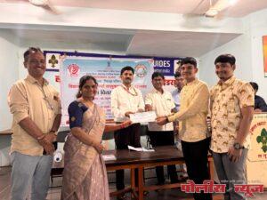 मानस देशमुख महावाचन स्पर्धेत तालुक्यात प्रथम