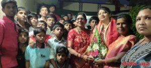 अहमदपूर नगरीच्या नगराध्यक्षा सौ. कासनाळे यांचा सत्कार