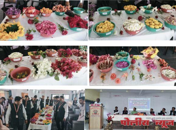 फुलं सृष्टी व मानवी जीवनाचे नैसर्गिक सौंदर्य खुलवतात - प्राचार्य द.मा. माने