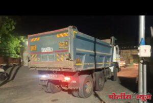 अवैद्य वाळू वाहतुक ;हायवासह २५ लाख २५ हजारांचा मुद्देमाल जप्त