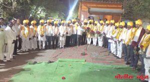 औसा खरेदी विक्री संघाच्या नूतन संचालकाचा गोंद्री येथे सत्कार