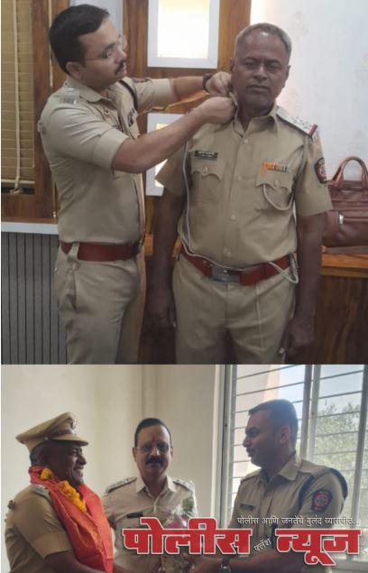 बालाजी संभाजी केंद्रे यांची पोलीस उप-निरीक्षक पदी पदोन्नती