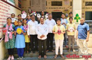 जागतिक रंगभूमी दिनानिमित्त यशवंतच्या विद्यार्थ्यांनी साकारले मुखवटे