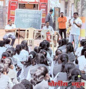 विद्यावर्धिनी विद्यालयात आपत्ती व्यवस्थापन कार्यशाळा संपन्न