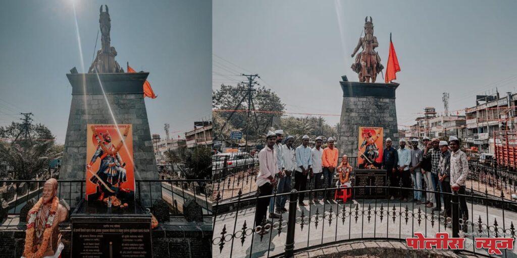 छत्रपती संभाजी महाराज बलिदान दिनानिमित्त धर्मवीर छत्रपती संभाजीराजे प्रतिष्ठान ट्रस्टच्या वतीने अभिवादन