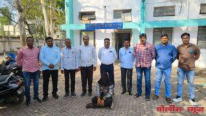 खूनी भिकाऱ्याला काही तासातच स्थानिक गुन्हे शाखेकडून अटक.