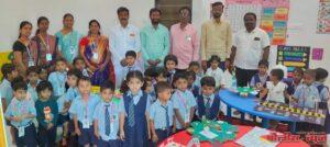 रेनबो पब्लिक स्कूलचे विज्ञान प्रदर्शन उत्साहात संपन्न