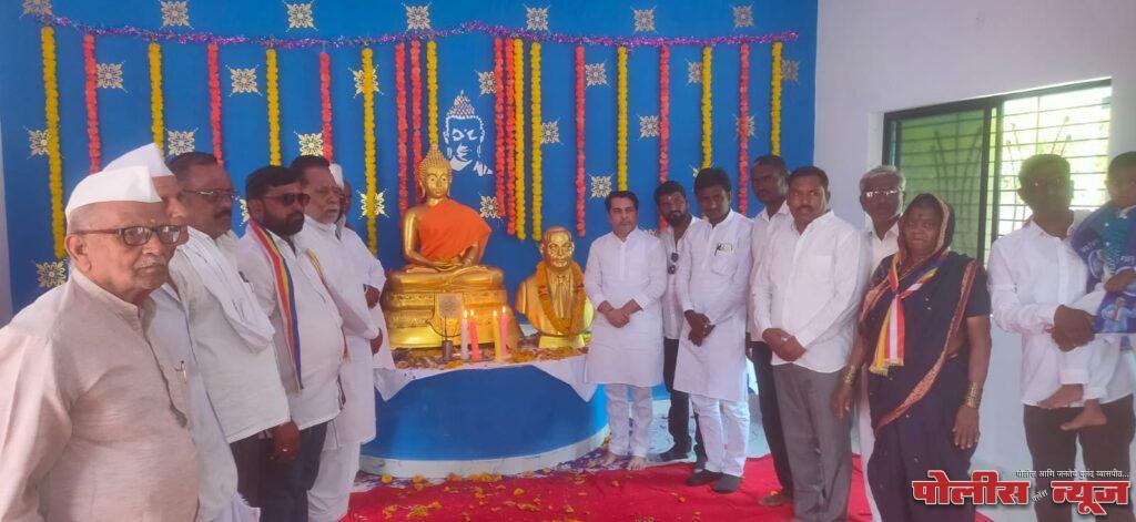 सामाजिक जण आरोग्य सोशल फाउंडेशनच्या वतीने रक्तदान शिबिर, बुद्ध विहाराचा लोकार्पण सोहळा संपन्न.