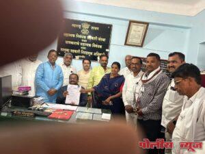 स्व. रामचंद्रराव पाटील तळेगावकर खरेदी विक्री संघ निवडणूक 2025 महायुतीचे भरत चामले यांनी निवडणूक अर्ज भरला