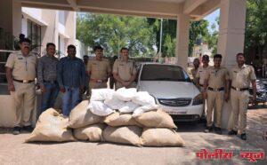 आय. पि.एस अधिकारी सागर खर्डे यांची उत्कृष्ट कामगिरी ; गुटख्यासह 2 लाख 50 हजाराचा मुद्देमाल जप्त